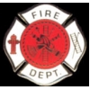 FIRE DEPARTMENT MALTESE CROSS PIN WHITE VER2 